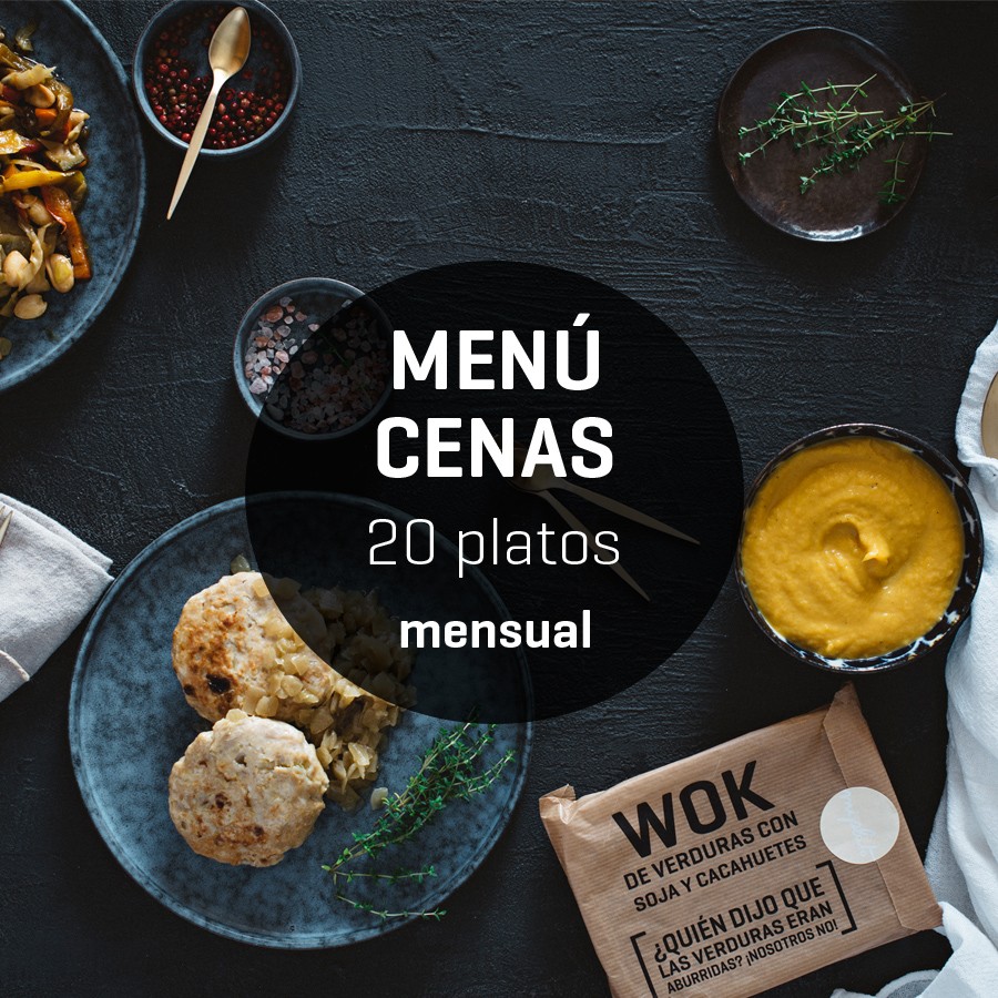 Menú mensual cenas ligeras 20 platos
