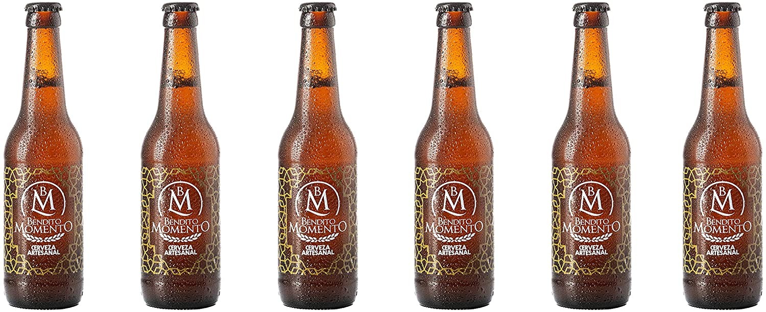 Cerveza Artesana Bendito Momento Pack de 24 botellas de 33 cl.