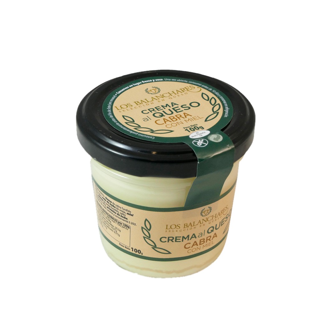 Crema de Queso de Cabra con miel tarro 100 gr.