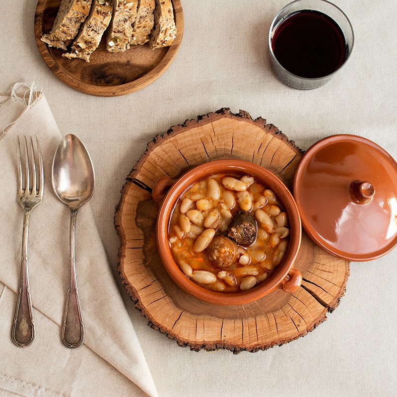 Alubias con chorizo ibérico