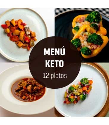 Menú keto 12 platos