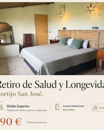 Retiro de salud y longevidad · Habitación Doble Superior Uso Individual