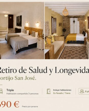 Retiro de salud y longevidad · Habitación Triple Compartida